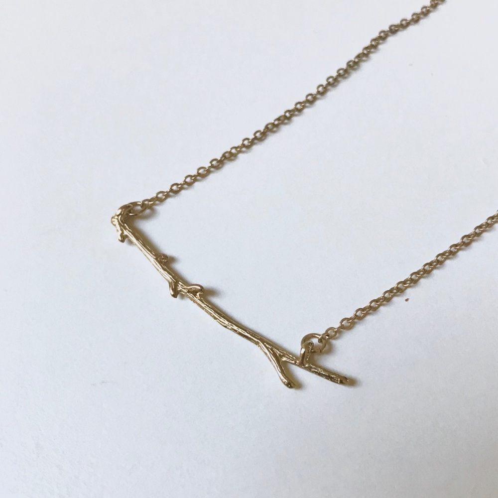 Gold Branch Necklace
